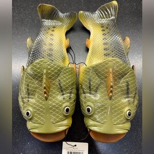 FISH-FLOPS!  River's Edge Products Adults Bass Fish Sandals Size 9M/10W NWT
